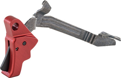 APEX TRIGGER W/G3 TRIGGER BAR - ALUMINUM FOR GLOCK GEN 5 RED