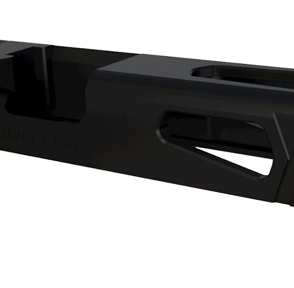 Rival Arms RA10G105A Precision Slide A1 QPQ Black 17-4 Stainless Steel with Front/Rear Serrations & Doctor Optic Cut for Glock 17 Gen3