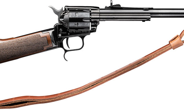 Heritage Mfg BR226B16HS-LS Rough Rider Rancher Full Size 22 LR 6rd 16.12" Black Alloy Steel Barrel, Black Oxide Aluminum Receiver, Walnut Fixed Stock, Right Hand