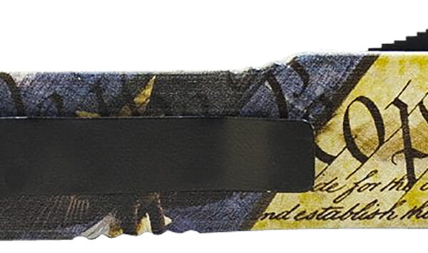 Templar Knife SEG332 Gen II Eagle Small 2.69" OTF Drop Point Plain Powder Coated 440C SS Blade, 4.31" Eagle w/"We The People" Aluminum Handle, Glass Breaker