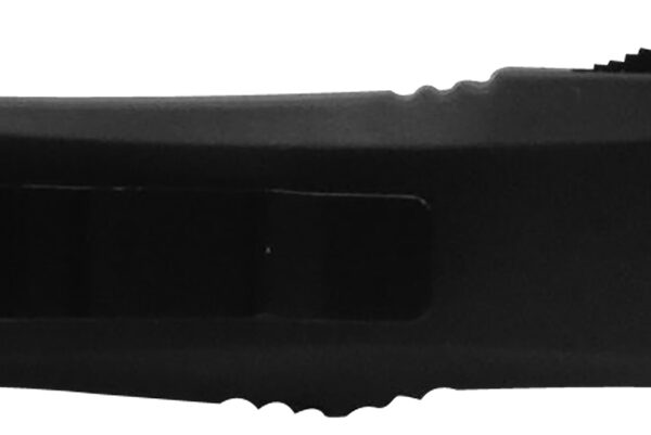 Templar Knife SFL232 Gen II Fallen Small 2.69" OTF Tanto Plain Powder Coated 440C SS Blade, 4.31" Black w/Skull Aluminum Handle, Glass Breaker