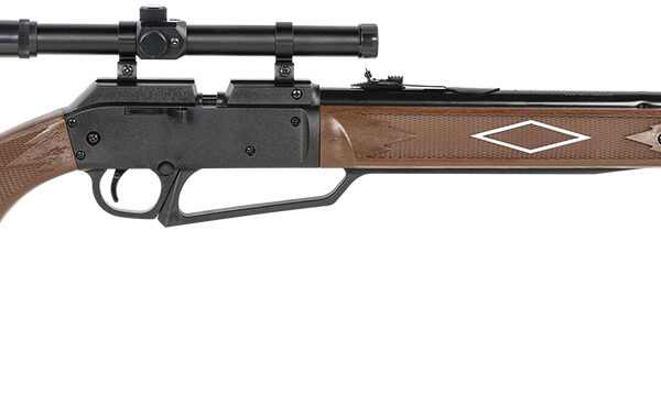 Daisy 992880603 Powerline 880 Pump Pneumatic 177 1 Pellet/50 BB Shot Molded w/Checkering & Woodgrain Black Receiver Powerline Fixed Monte Carlo Stock