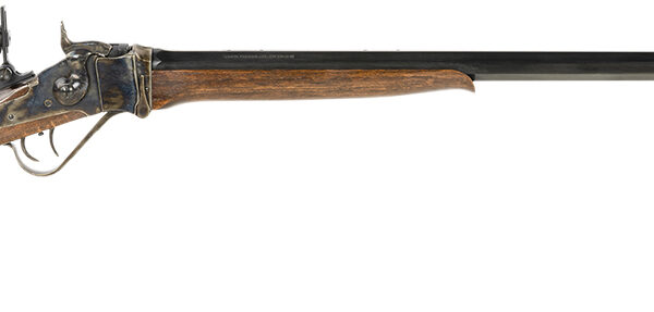 Taylors & Company 220069 Half-Pint Sharps 44-40 Win Caliber with 1rd Capacity, 26" Blued Barrel, Color Case Hardened Metal Finish & Walnut Stock Right Hand (Full Size)