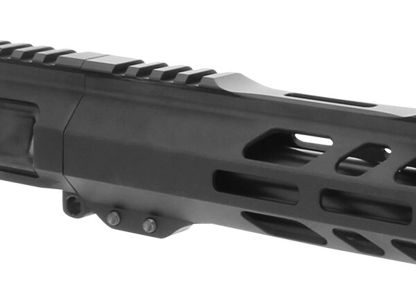 TacFire BU9MM7 Pistol Upper Assembly  9mm Luger Caliber with 7" Black Nitride Barrel, Black Anodized 7075-T6 Aluminum Receiver & M-LOK Handguard for AR-Platform Includes Bolt Carrier Group