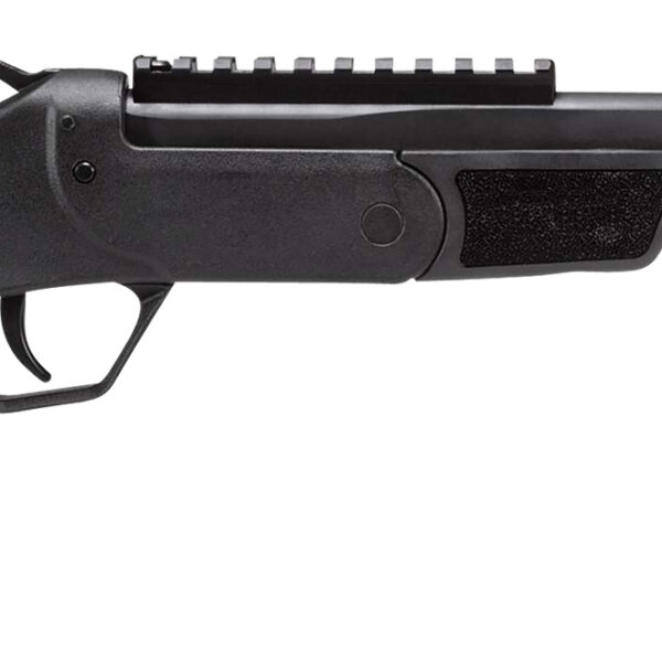 Rossi SSPB9-BKKIT Brawler 45 Colt (LC)/410 Gauge 1rd 9", Black, Textured Rubber Grips, Optics Mount, Include Holster