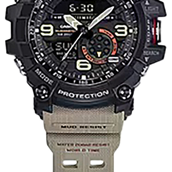 G-shock/vlc Distribution GG10001A5 G-Shock Tactical MudMaster Keep Time Tan Size 145-215mm Features Digital Compass