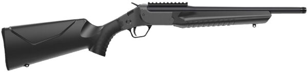 Rossi LWC044MBK LWC  44 Mag 1rd 16.50" Black Oxide Threaded Barrel, Black Picatinny Rail Steel Receiver, Black Fixed Synthetic Stock