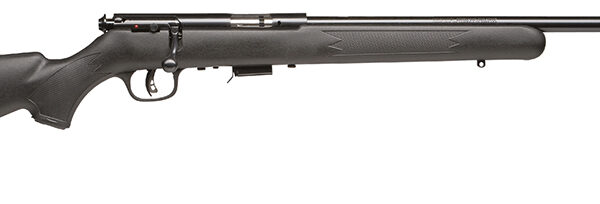 Savage Arms 96709 93R17 F Full Size 17 HMR 5+1 21" Matte Black Button Rifled Barrel, Matte Black Drilled & Tapped Carbon Steel Receiver, Matte Black Fixed Synthetic Stock, Right Hand
