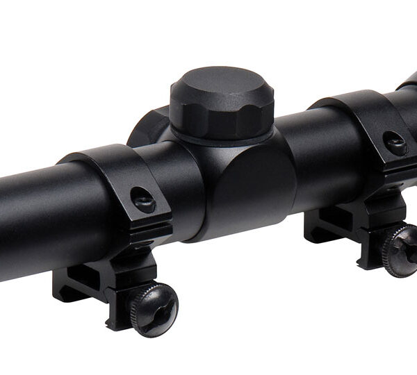 TruGlo TG-853932B Trushot  Black Anodized 3-9x32mm 1" Tube Duplex Reticle w/Rings 3/8" Dovetail