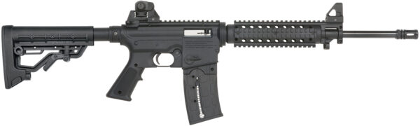 Mossberg 37209 715 Tactical Full Size 22 LR 25+1 16.25" Matte Blued Steel Barrel, Black Picatinny Rail Receiver, Black A2 Adjustable Synthetic Stock, Black Polymer Grip, Right Hand