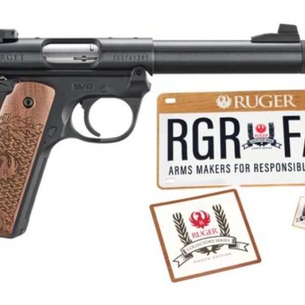 Ruger Mark IV 22/45 Collector's Series Black / Engraved Walnut .22 LR 5.5" Barrel 10-Rounds