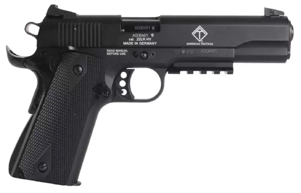 GERMAN SPORT 1911 AD-OPS HGA  22LR 5" BLK PLYMR GP 10RD FAUX SUPPRESSOR