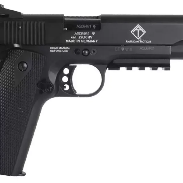 GERMAN SPORT 1911 AD-OPS HGA  22LR 5" BLK PLYMR GP 10RD FAUX SUPPRESSOR