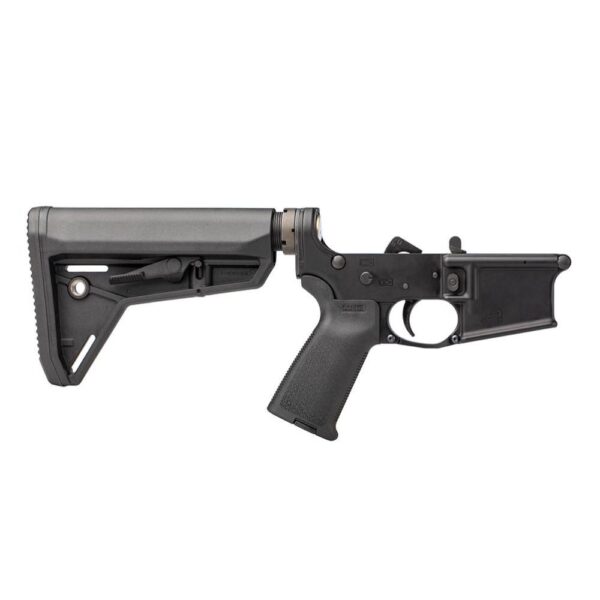 Aero Precision AR-15 Complete Lower Receiver with MOE Grip and SL Carbine Stock Black