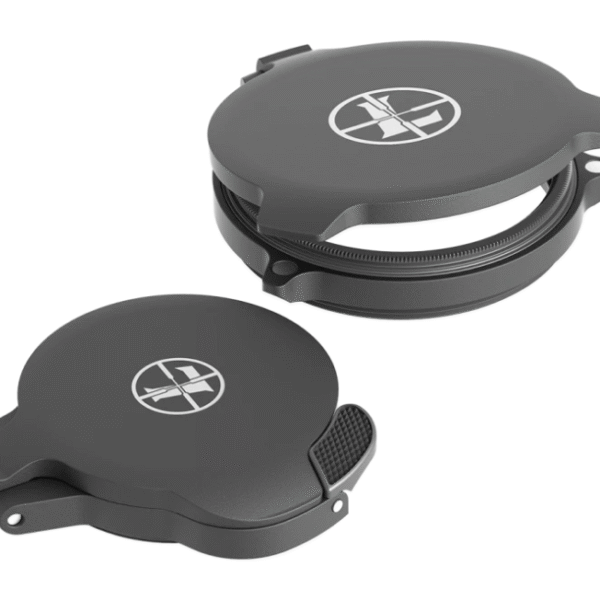 LEUPOLD ALUMINA FLIP COVER LENS KIT STANDARD EYEPIECE/50MM FRONT LENS MATTE