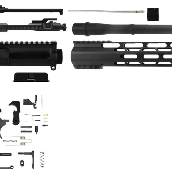 TacFire SSRK300LPK AR Build Kit Rifle 300 Blackout AR Platform Black Nitride Aluminum 1/2"-28 tpi *Sports South Exclusive.