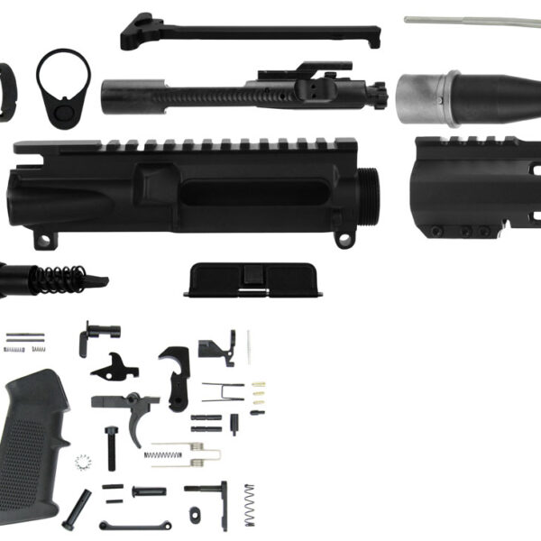 TacFire SSPK300LPK7K AR-15 Pistol Build Kit KeyMod 300 Blackout Black Steel