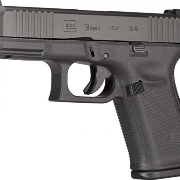 Glock 19 Gen 5 Compact 9mm 4.02" Barrel 15-Rounds 3 Mags Accessory Rail