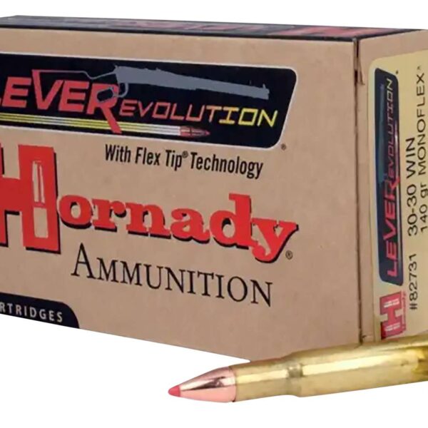 Hornady 82731 LEVERevolution  30-30 Win 140 gr MonoFlex 20 Bx/ 10 Cs