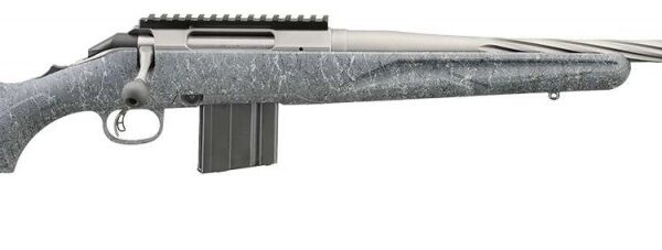 RUGER AMERICAN GENII 22 ARC 20" GRAY GRAY SPLATTER SYN