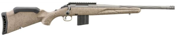 RUGER AMERICAN GENII RANCH 22 ARC 16.1" COBALT FDE SPLAT