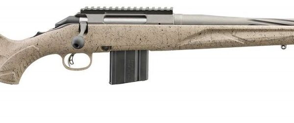 RUGER AMERICAN GENII RANCH 22 ARC 16.1" COBALT FDE SPLAT