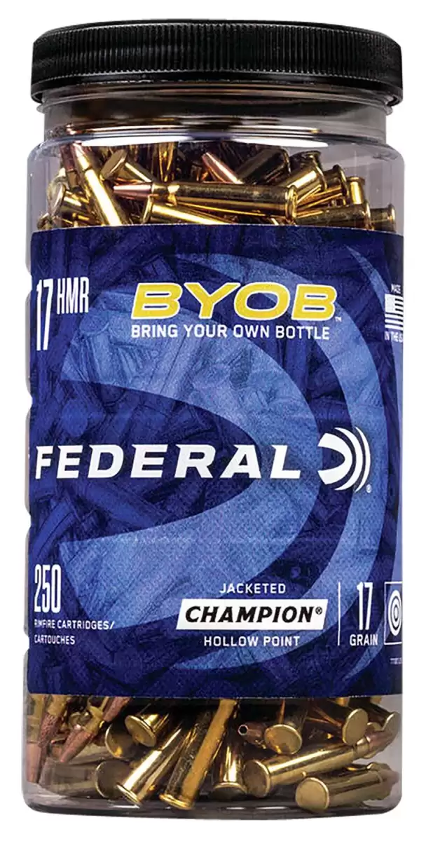 Federal .17 HMR 17gr HP Brass – 250rd