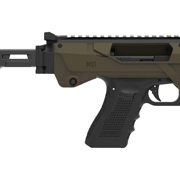 Meta Tactical Llc MX1-PS-GR MX-1 Conversion Kit Compatible w/Glock, OD Green Aluminum Frame w/M-LOK & Picatinny Rail, Black Polymer Folding Stabilizer